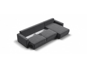 Босс Прайм Макс угловой диван Вельвет Корд графит