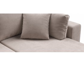 Босс Прайм Макс угловой диван Велюр Монолит латте