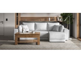 Босс Прайм ХЛ угловой диван Шенилл Клауд серый