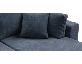 Босс Прайм ХЛ угловой диван Велюр Роял синий