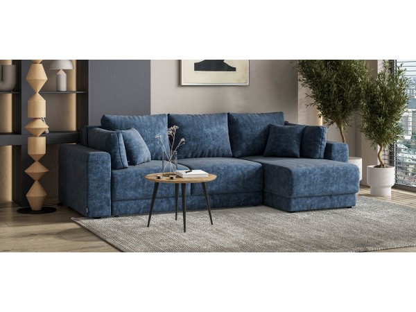 Угловой диван Босс Прайм ХЛ Велюр Royal топаз