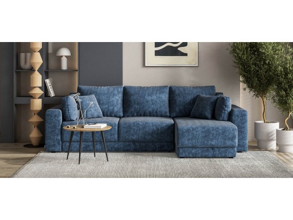 Угловой диван Босс Прайм ХЛ Велюр Royal топаз