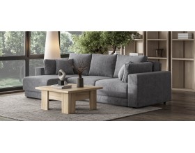 Босс Прайм ХЛ угловой диван Велюр Роял агат