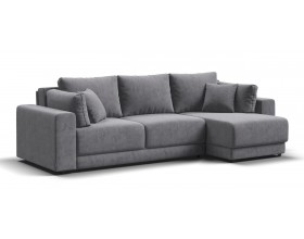 Босс Прайм ХЛ угловой диван Велюр Роял агат