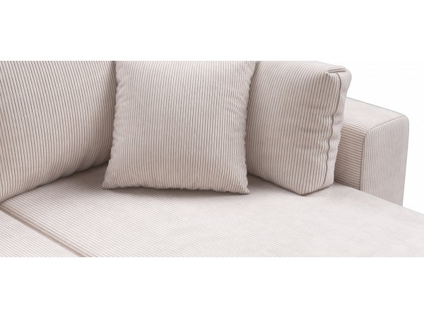 Угловой диван Босс Прайм ХЛ Вельвет CORD бежевый