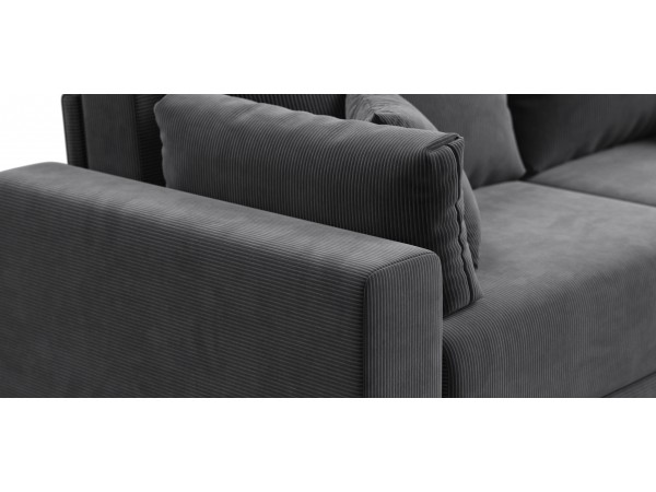 Диван Босс Прайм Вельвет CORD графит