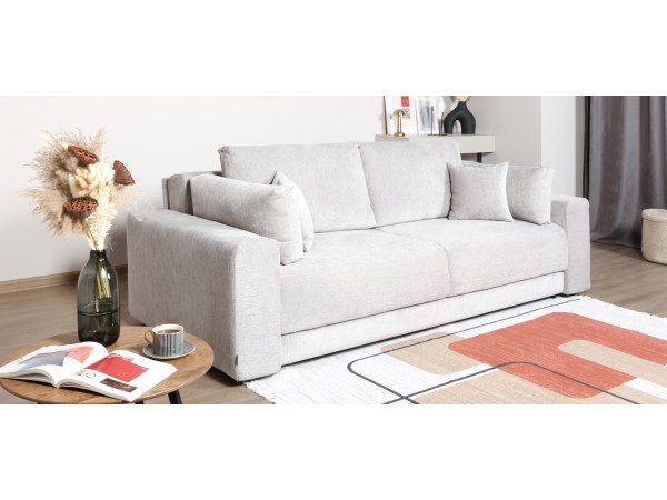 Диван Босс Прайм Шенилл CLOUD грей