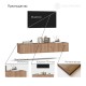 ТВ Тумба BOSS STANDART 140 Орех селект