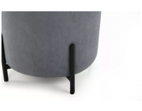 Пуф Шарль Vendetta 09 (Велюр Серый)