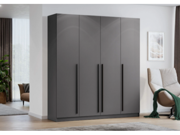 Шкаф Берген ШК-2000 серый графит