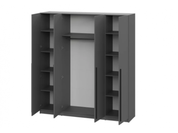 Шкаф Берген ШК-2000 серый графит