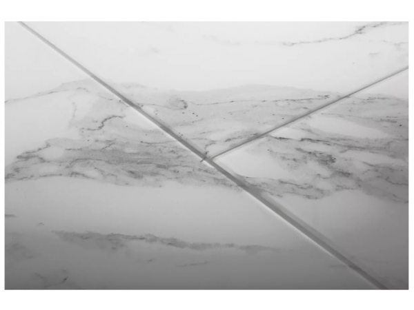 Стол обеденный Бонжур Белый мрамор/Черный