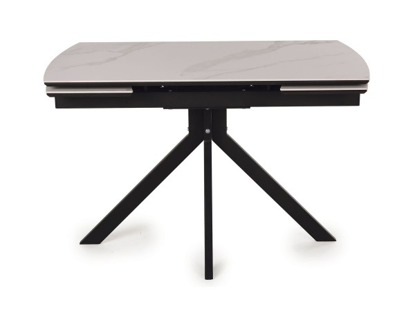 Стол обеденный Комильфо  Керамика Черный мрамор/Металл черный