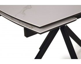 Стол обеденный Комильфо  Керамика Черный мрамор/Металл черный