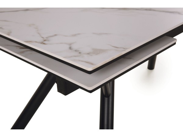  Стол обеденный Либерти GILT WHITE/Металл черный