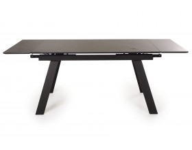 Стол обеденный Морис-2 Керамика Черный мрамор/Металл черный