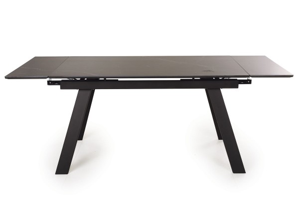  Стол обеденный Морис-2 Керамика Черный мрамор/Металл черный