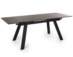 Стол обеденный Морис-2 Керамика Черный мрамор/Металл черный