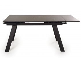 Стол обеденный Морис-2 Керамика Черный мрамор/Металл черный