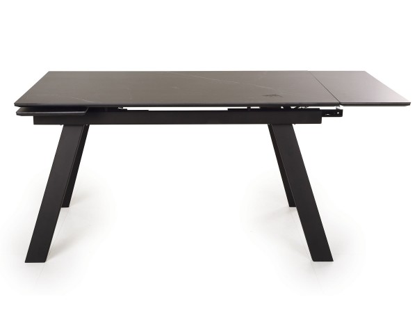  Стол обеденный Морис-2 Керамика Черный мрамор/Металл черный