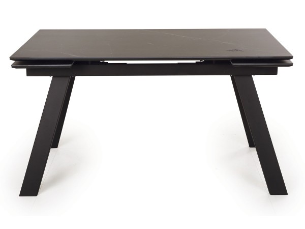  Стол обеденный Морис-2 Керамика Черный мрамор/Металл черный