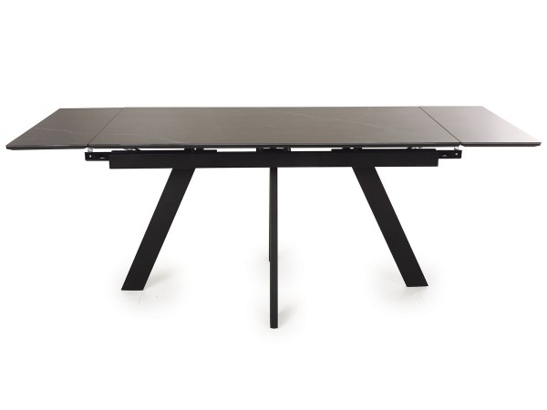  Стол обеденный НЕО-2 Керамика Черный мрамор /Металл Черный