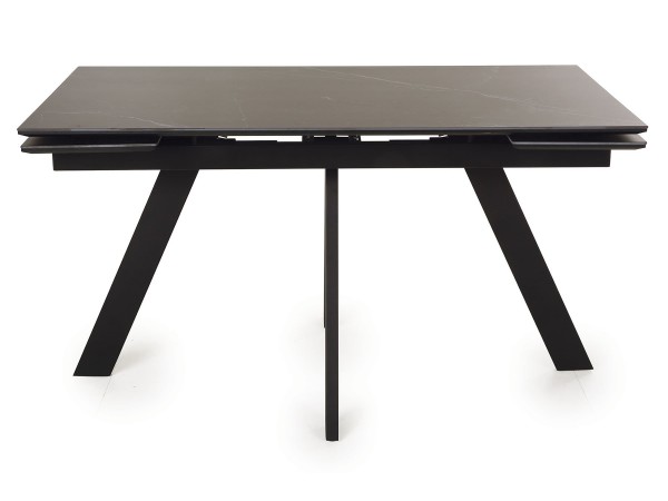  Стол обеденный НЕО-2 Керамика Черный мрамор /Металл Черный