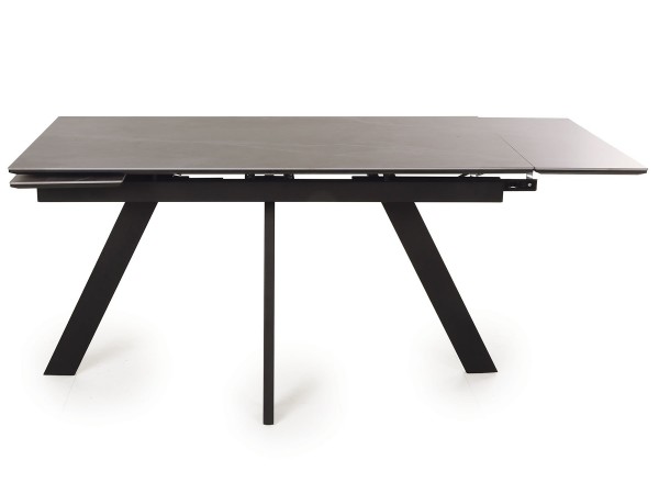  Стол обеденный НЕО-2 Керамика Серый мрамор / Металл Черный