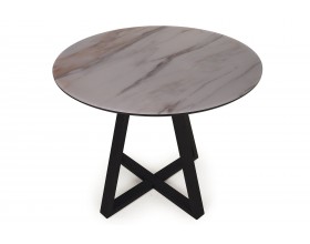 Стол обеденный Юпитер Оптивайт фотопечать Калакатта (421838113)/Металл Черный