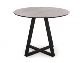 Стол обеденный Юпитер Оптивайт фотопечать Калакатта (421838113)/Металл Черный