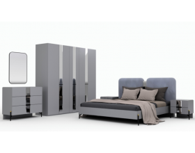Набор мебели для спальни Рози (Дезире-5) серая 