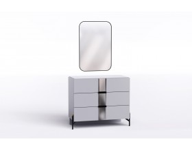 Набор мебели для спальни Рози (Дезире-5) серая 