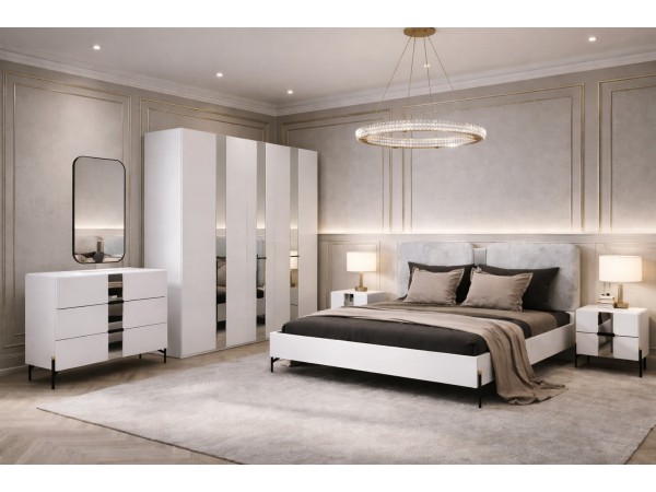 Набор мебели для спальни Рози (Дезире-5) белая 