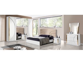 Набор мебели для спальни Италия (Каталея-5) белая 