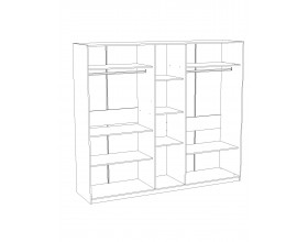 Набор мебели для спальни Италия (Каталея-5) белая 