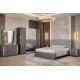 Набор мебели для спальни Италия (Каталея-5) серая 
