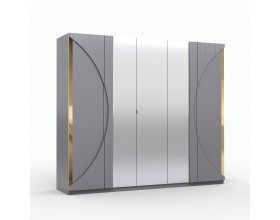 Набор мебели для спальни Италия (Каталея-5) серая 