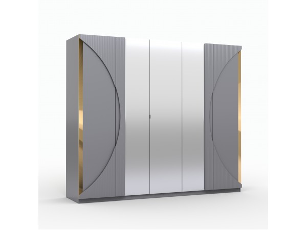 Набор мебели для спальни Италия (Каталея-5) серая 