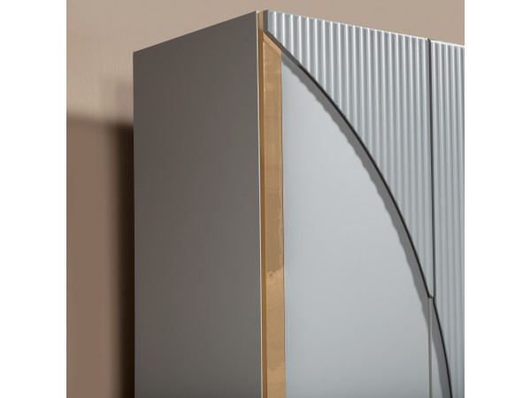 Набор мебели для спальни Италия (Каталея-5) серая 