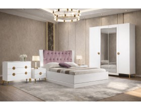 Набор мебели для спальни Виол (Теона-4) белая 
