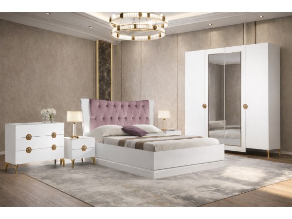 Набор мебели для спальни Виол (Теона-4) белая 