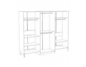 Набор мебели для спальни Виол (Теона-6) светлая 