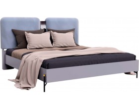 Кровать СК 004-03 серии Рози (Дезире) серая ширина спального места 180 см 