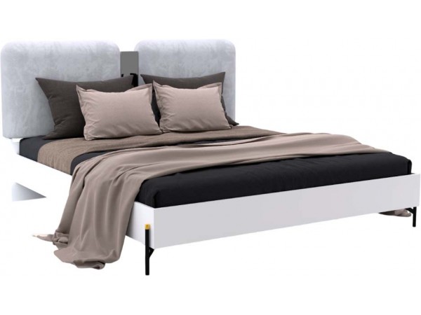 Кровать СК 004-03 серии Рози (Дезире) белая ширина спального места 180 см 