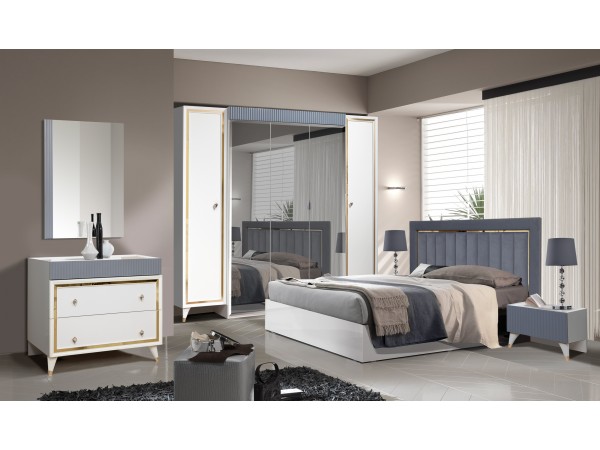 Кровать СП 042-02 серии Ранчо "Торонто" светлая ширина спального места 180 см 