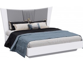 Кровать СК 003-02 серии Виол "Теона-6" белая ширина спального места 180 см 