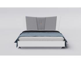 Кровать СК 003-02 серии Виол "Теона-6" белая ширина спального места 180 см 