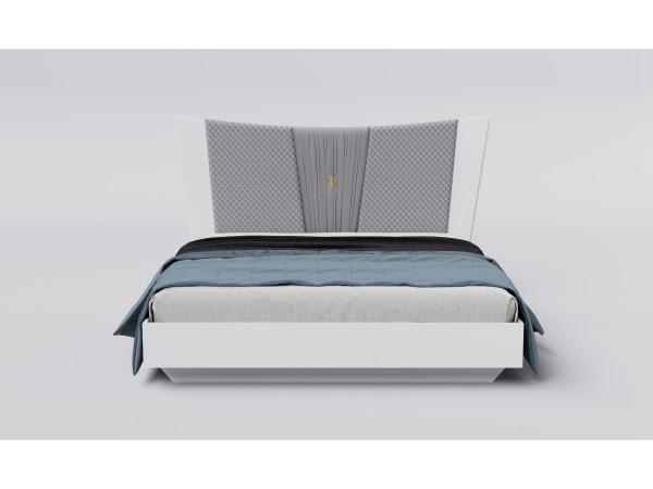 Кровать СК 003-02 серии Виол "Теона-6" белая ширина спального места 180 см 