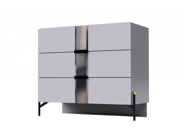 Комод СК 004-06 серии "Дезире" серая    