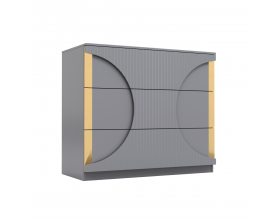 Комод СП 046-03 серии Италия "Каталея" серая 